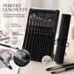 BELMIQUE Aquarellpinsel Set 12-teilig – Watercolor Brush Set mit Rolltasche für Aquarell, Gouache & Acryl
