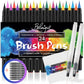 24 Pinselstifte 2 Wassertankpinsel inkl. Aquarellpapier